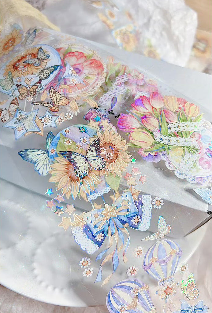 Candy Gem Masking Tape: Sunflowers at Sunrise