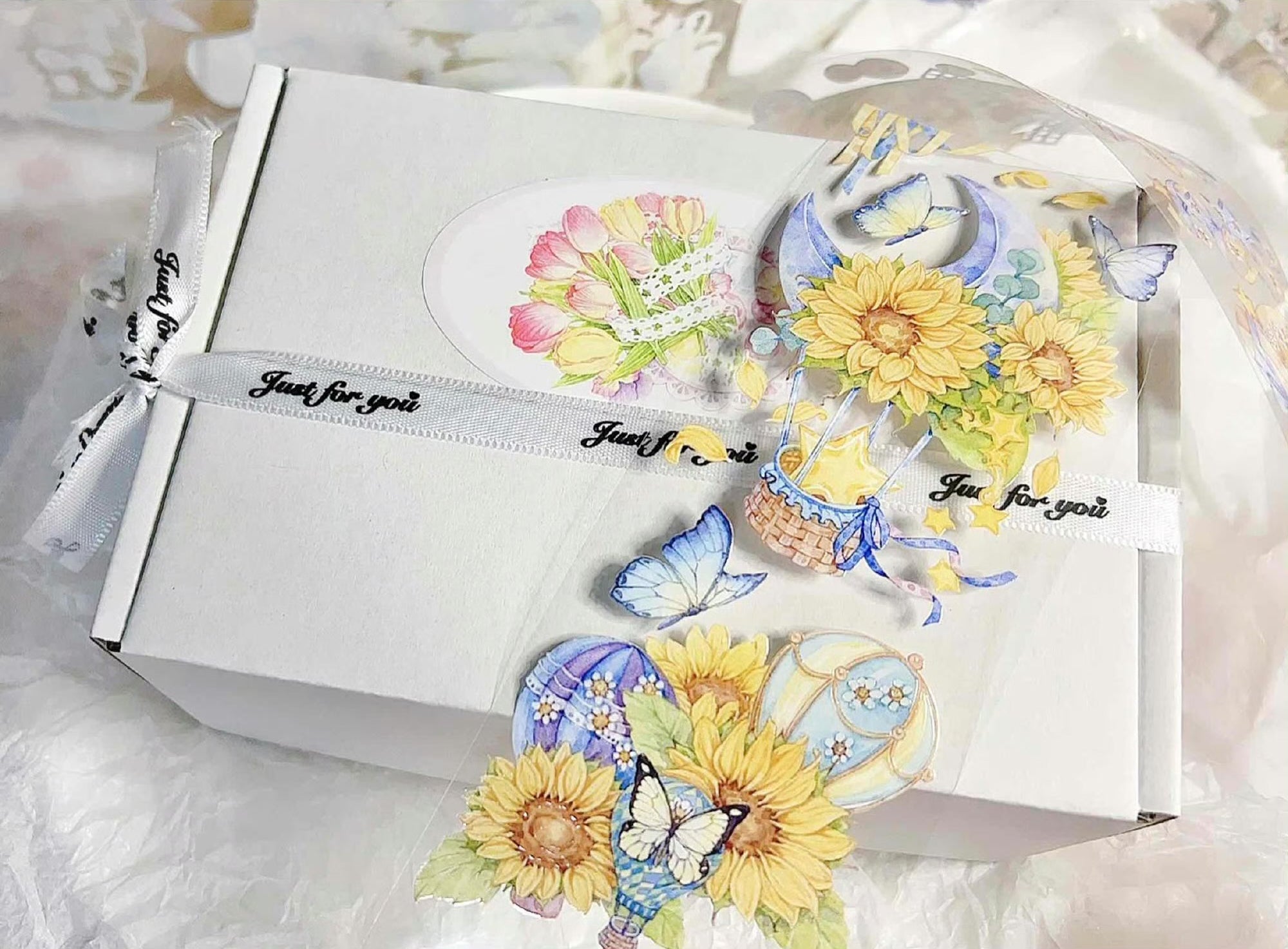 Candy Gem Masking Tape: Sunflowers at Sunrise