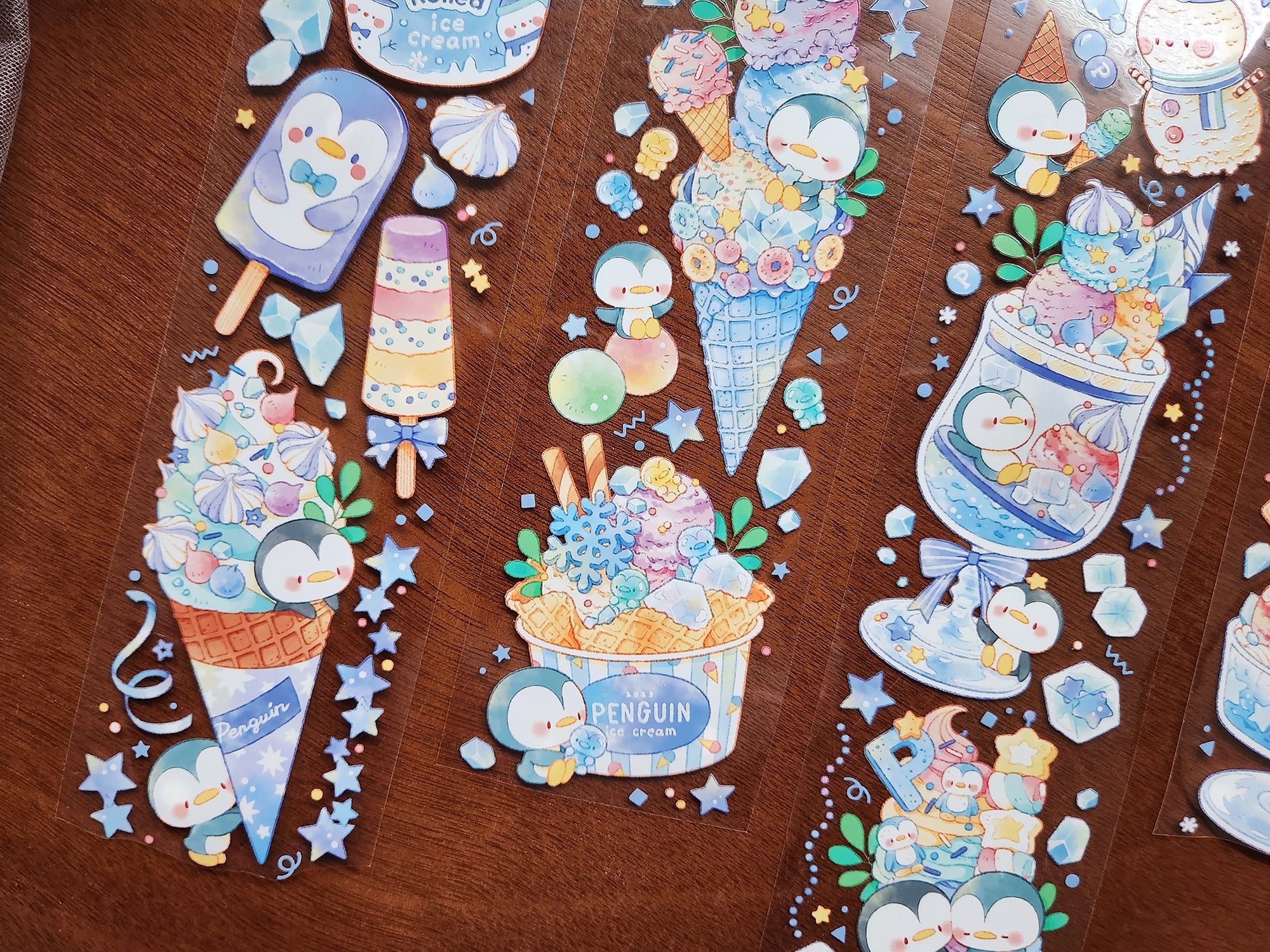 Cat Knows All Masking Tape: Sweet Penguin Planet