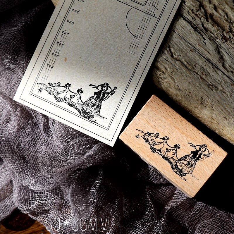 Cheeserabbit Studio: Bygone Days Wooden Stamps