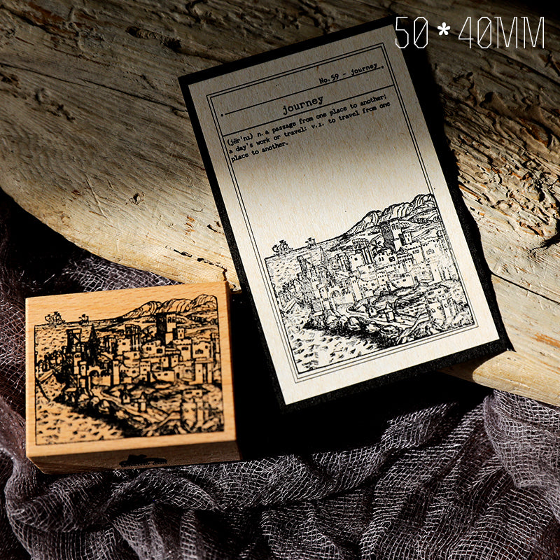 Cheeserabbit Studio: Bygone Days Wooden Stamps