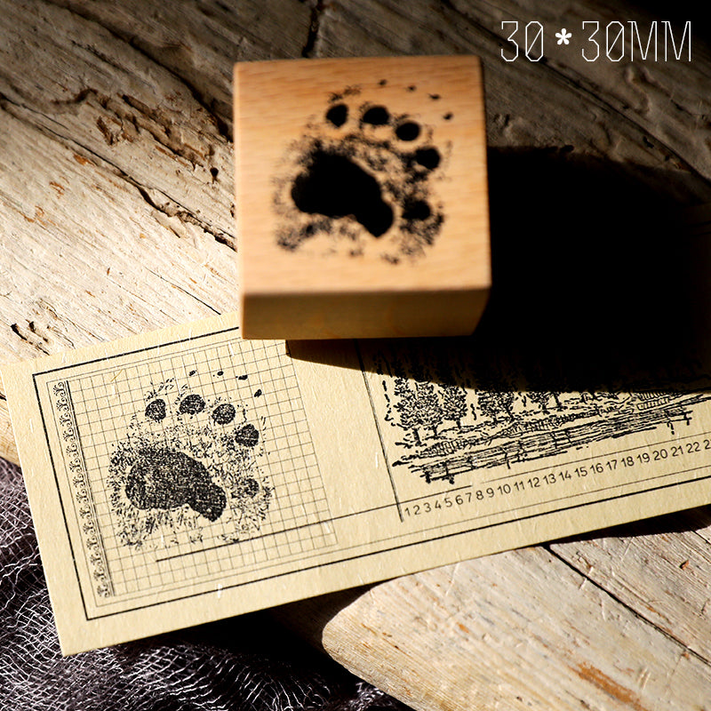 Cheeserabbit Studio: Bygone Days Wooden Stamps