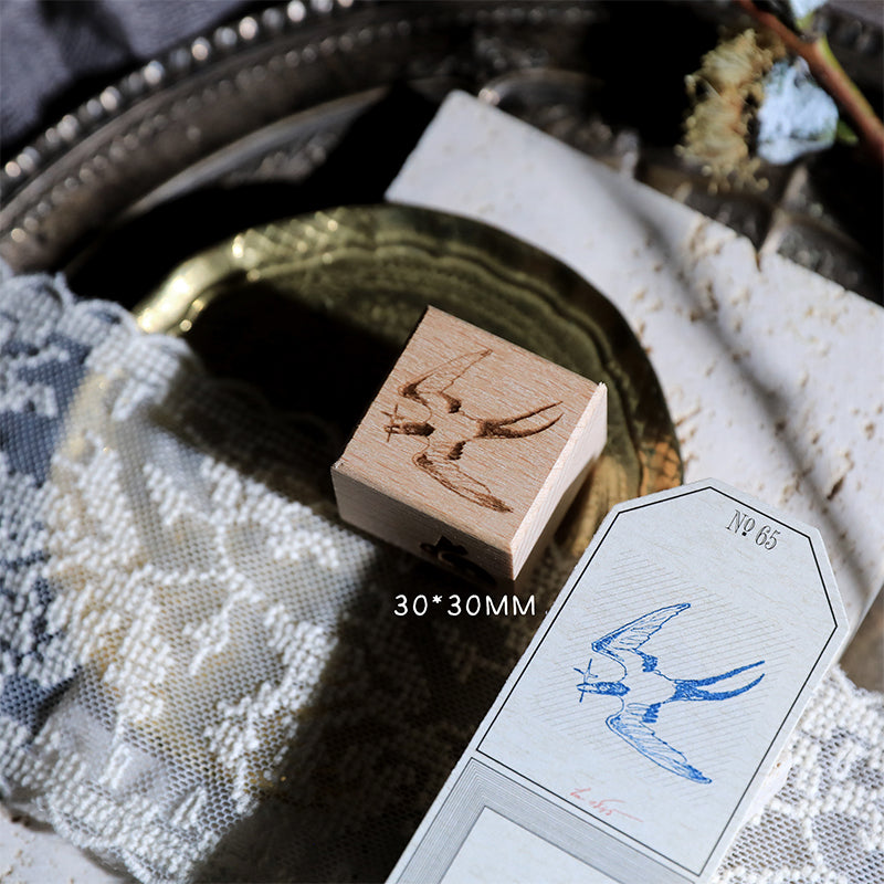 Cheeserabbit Studio: Whimsical Night Wooden Stamps