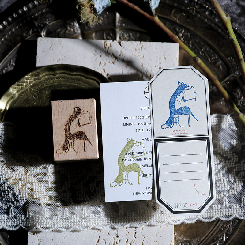 Cheeserabbit Studio: Whimsical Night Wooden Stamps