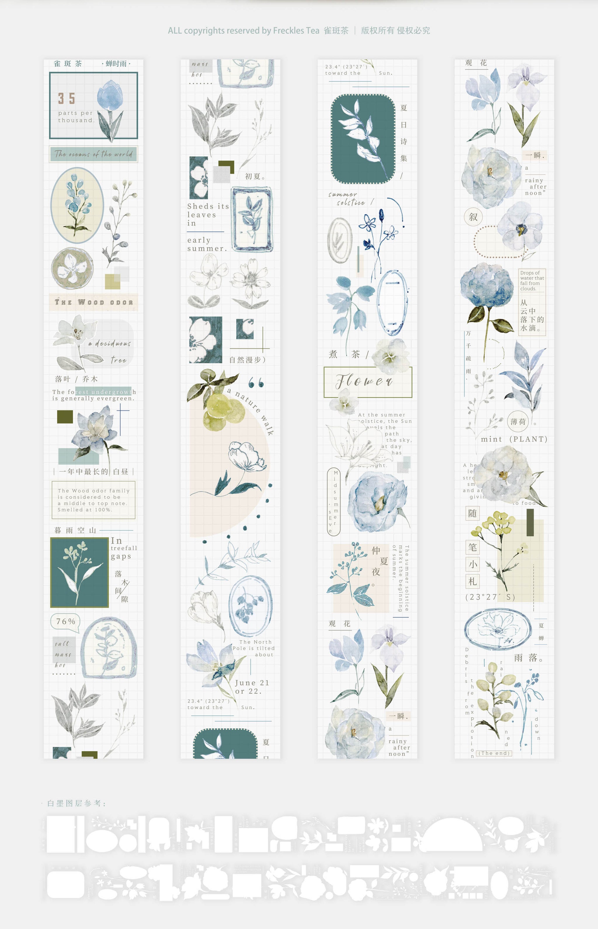 Freckles Tea VOL. 3: Cicada Rain Masking Tape