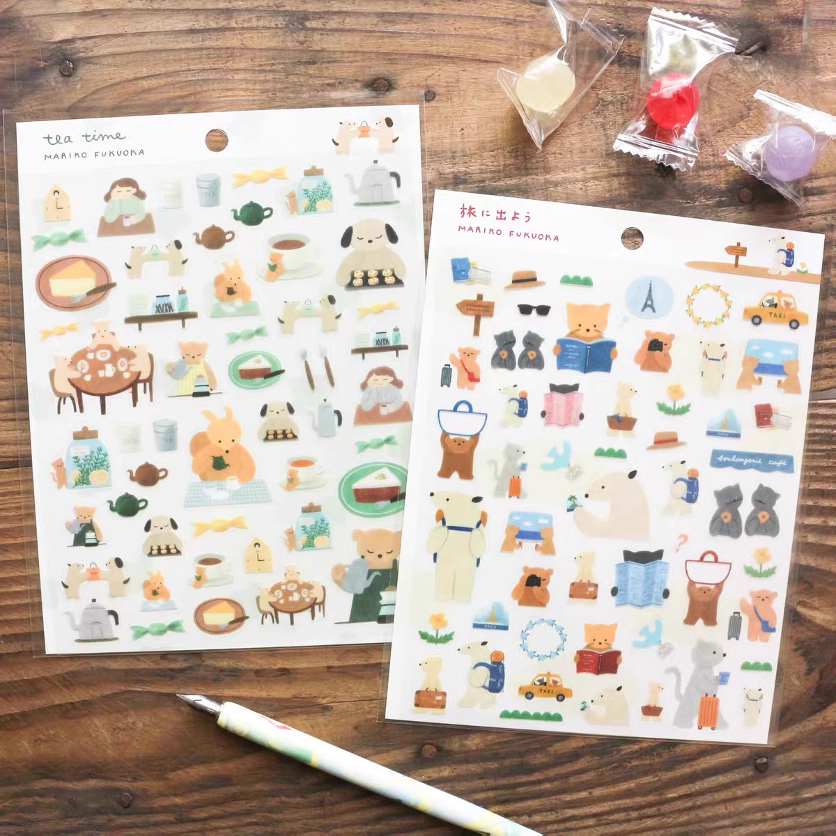 Hyogensha x Cozyca Sticker Sheets (2024)