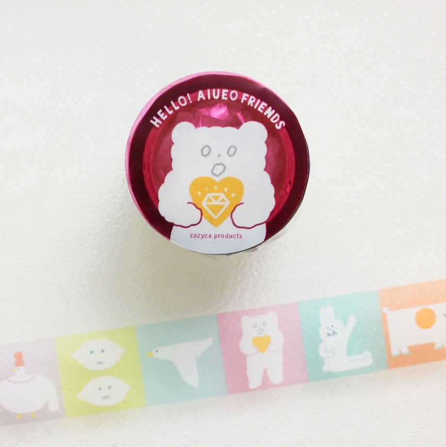 AIEUO x Cozyca PET Tape: Hello AIEUO Friends and Sunny Days