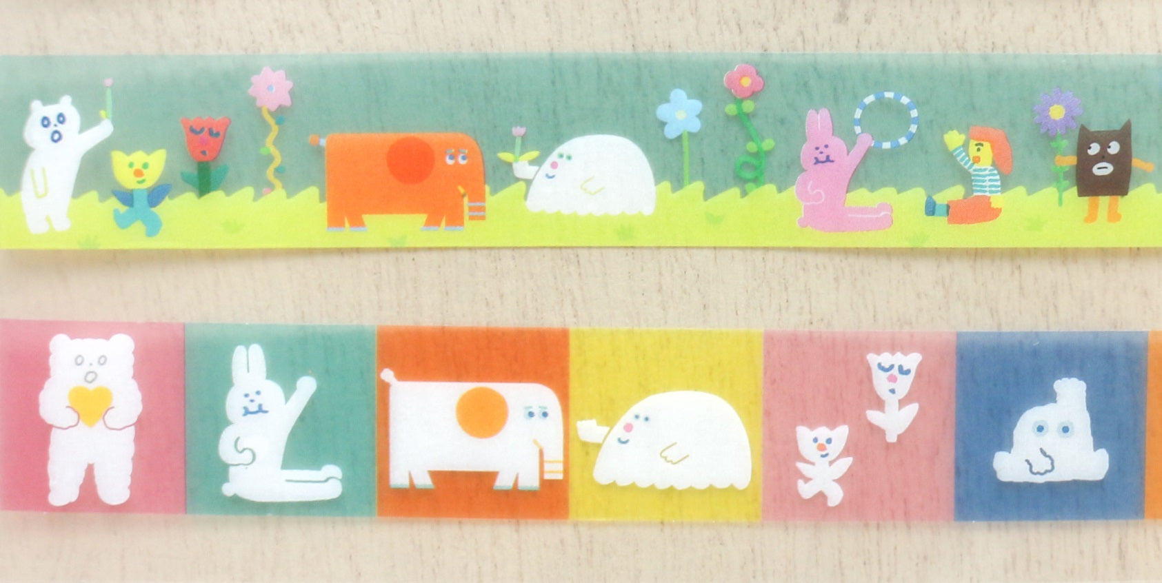 AIEUO x Cozyca PET Tape: Hello AIEUO Friends and Sunny Days