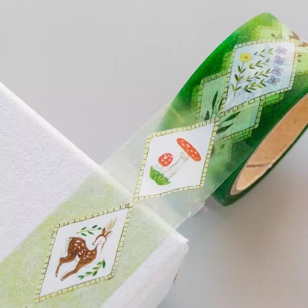 Midori Asano x Cozyca PET Tape: Birds Song and Deer Dream