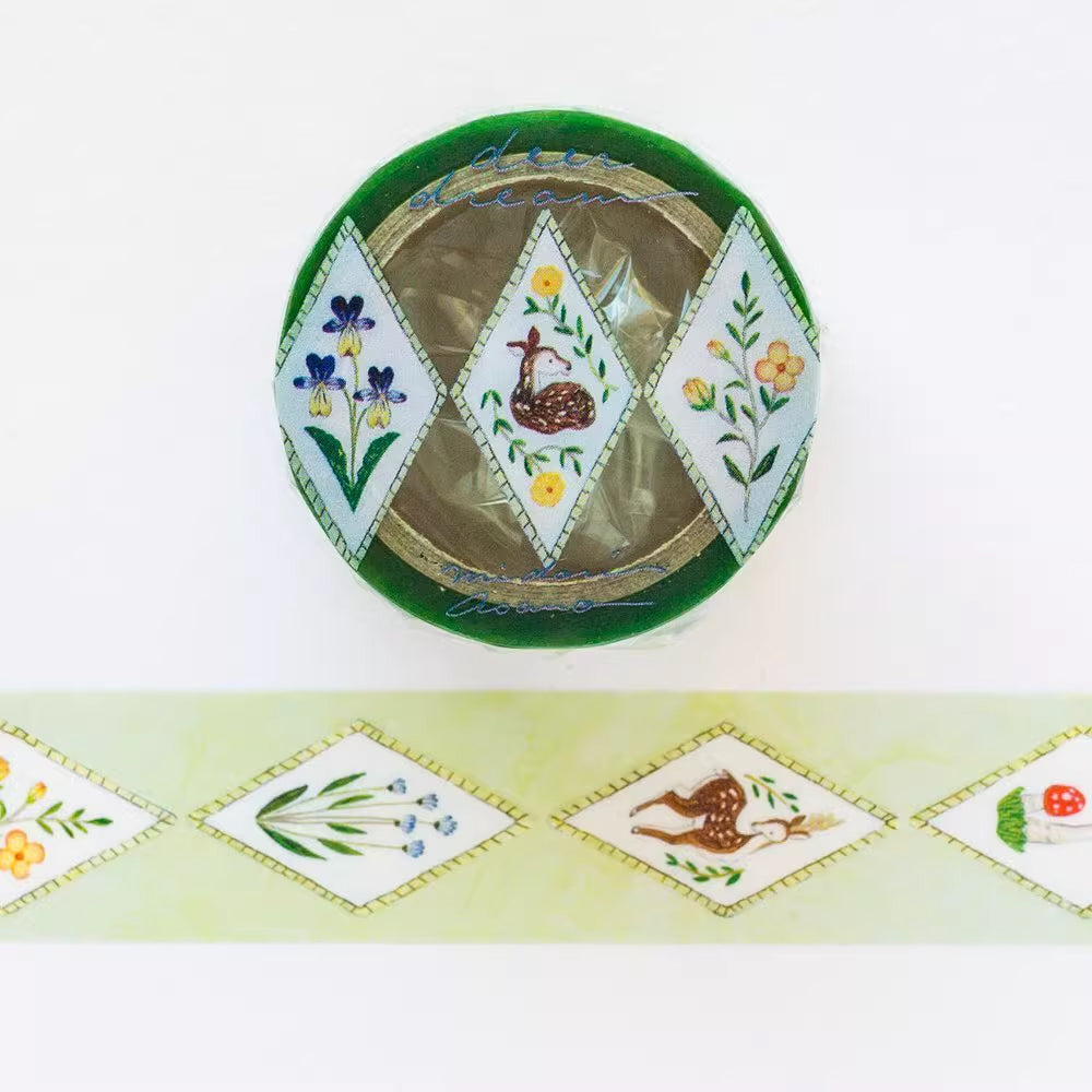 Midori Asano x Cozyca PET Tape: Birds Song and Deer Dream