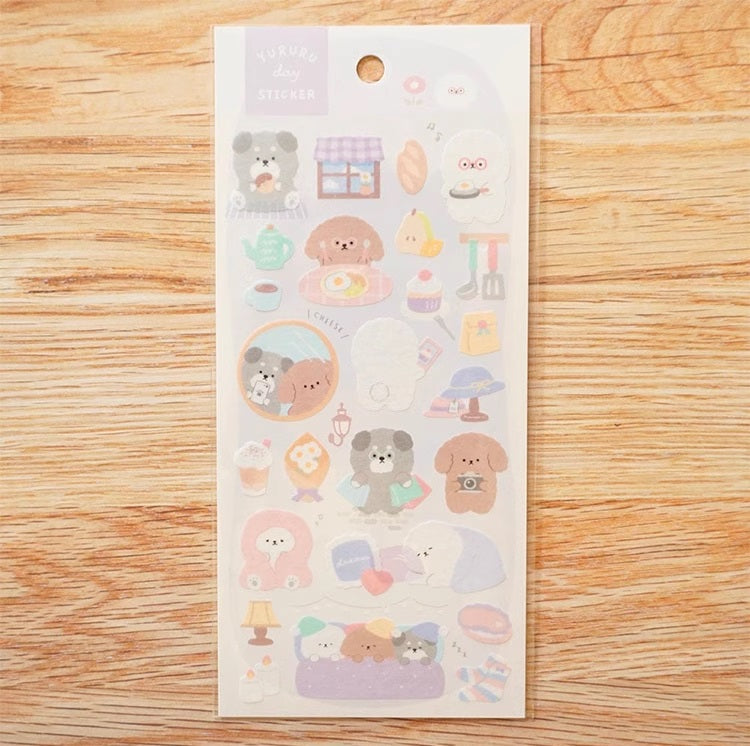CRUX Sticker Sheet: Yururu Day