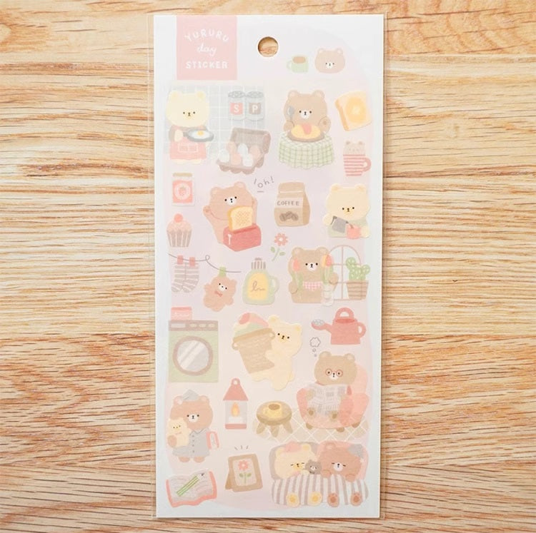 CRUX Sticker Sheet: Yururu Day