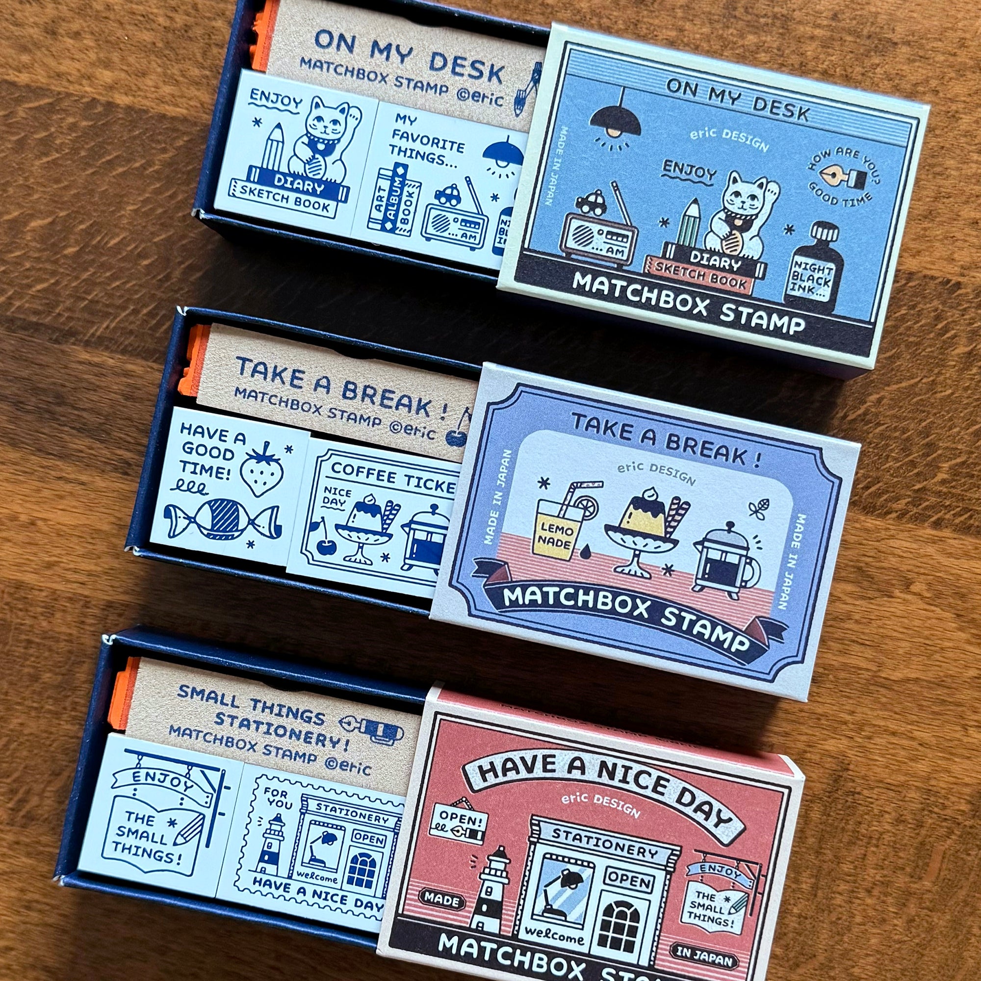 Eric x Sanby Matchbox Stamps