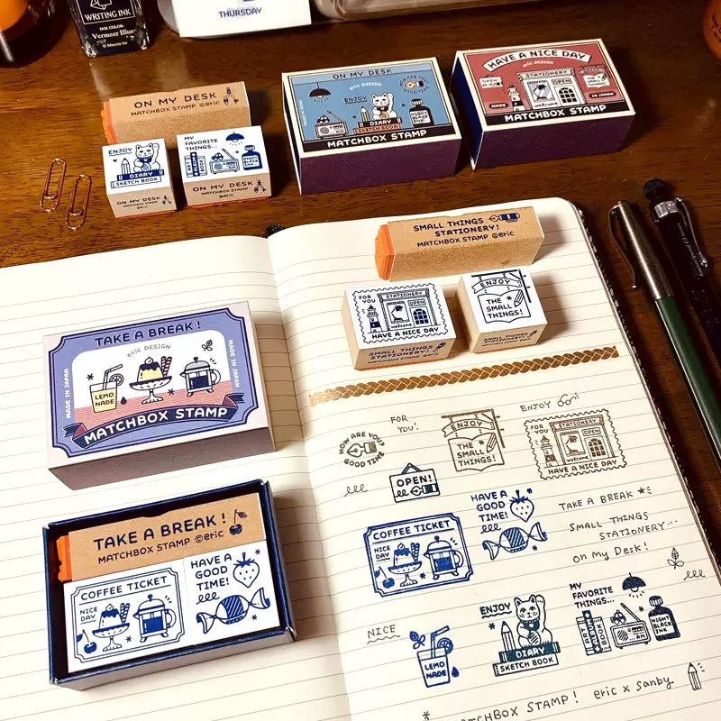 Eric x Sanby Matchbox Stamps