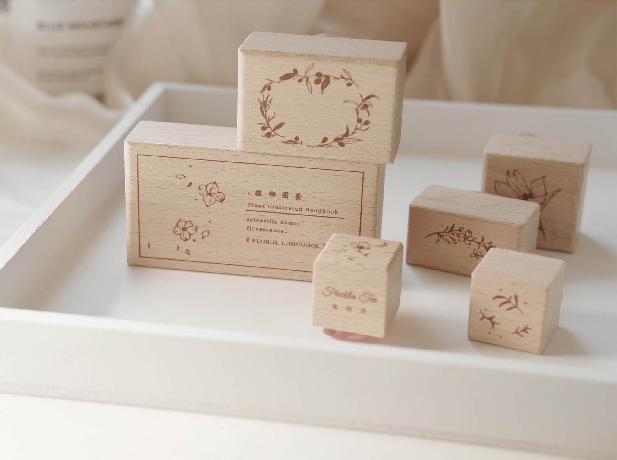 Freckles Tea VOL. 3: Flower and Leaf Notes Stamps
