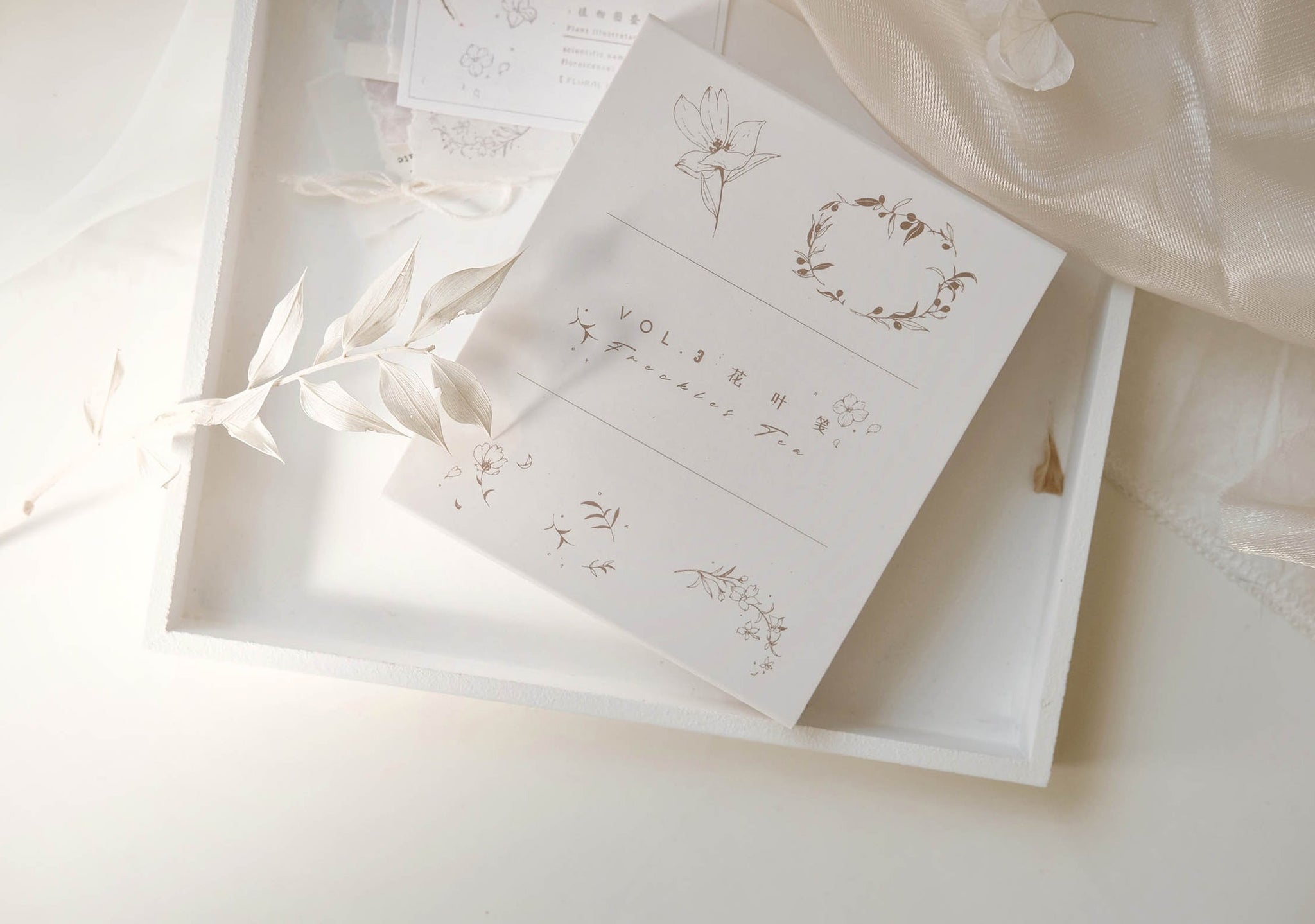 Freckles Tea VOL. 3: Flower and Leaf Notes Stamps