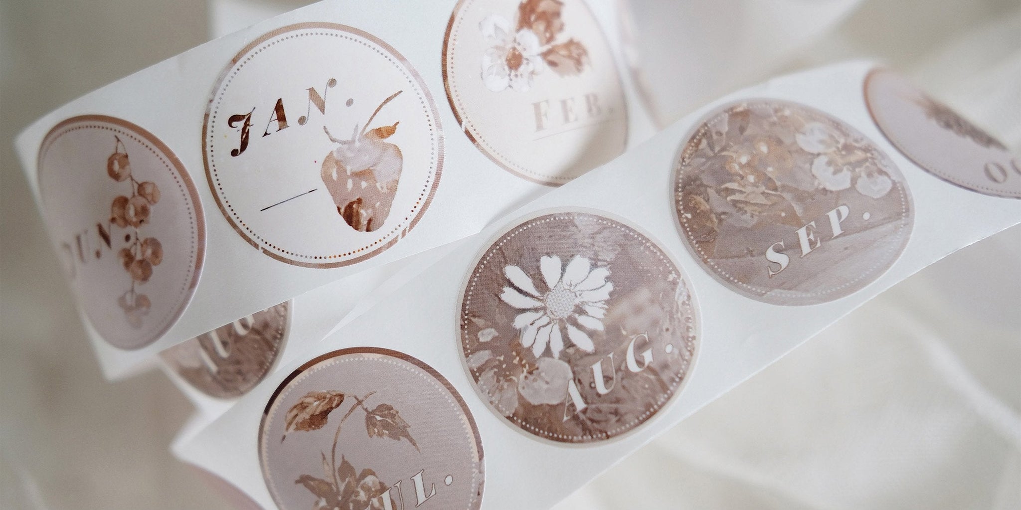 Freckles Tea Sticker Seals: Daily
