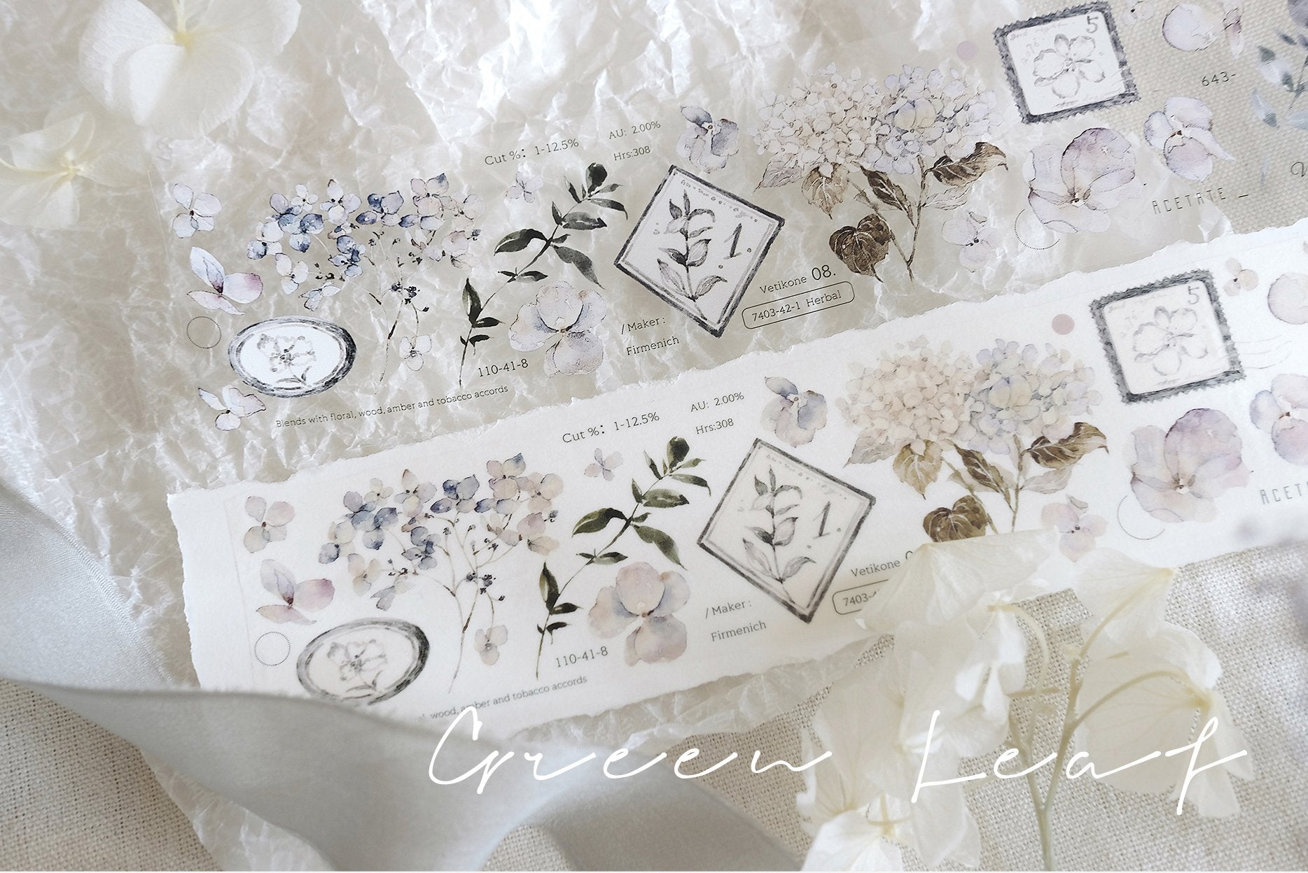 Freckles Tea Tape: Green Leaf