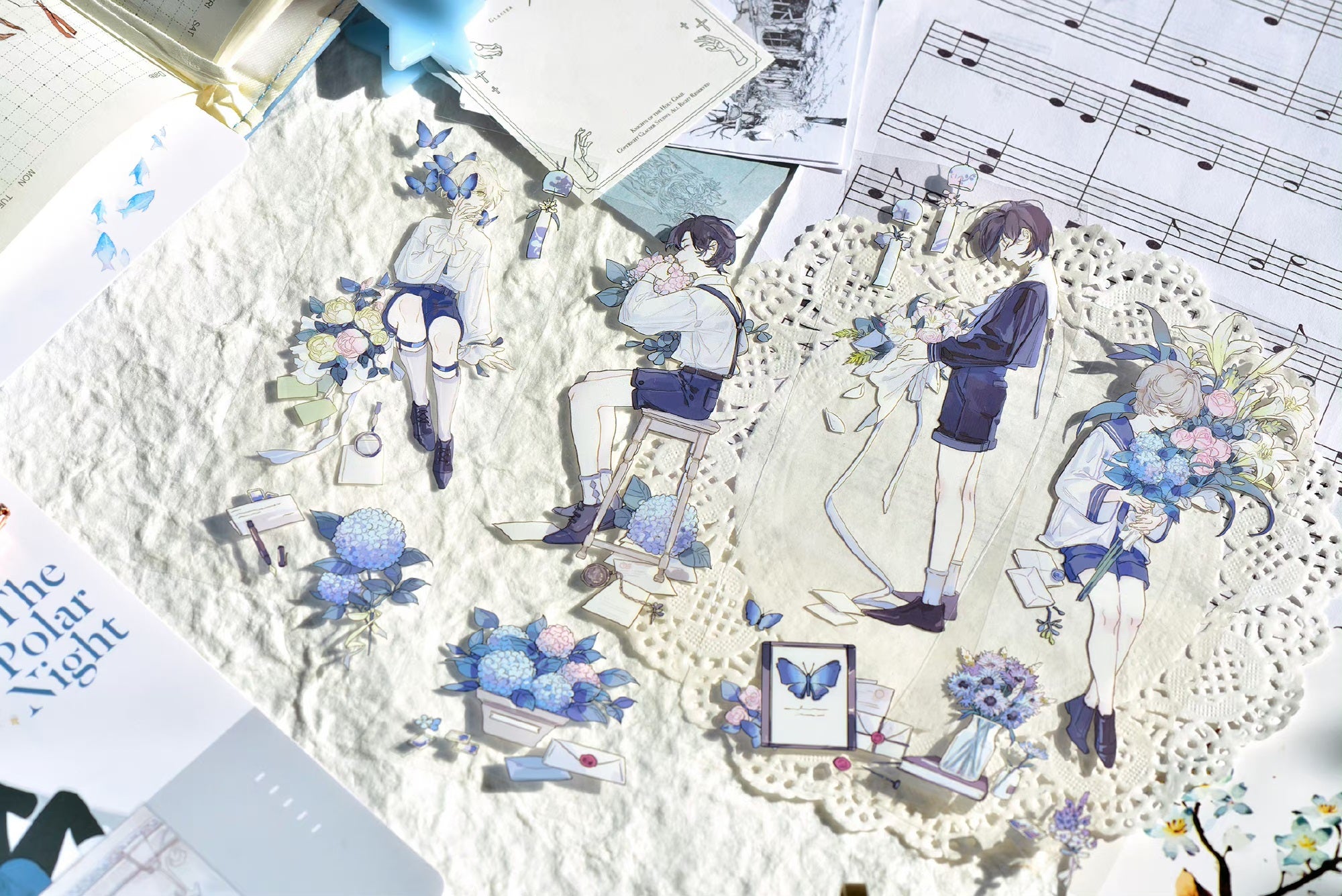 Glacier Museum Masking Tape: A Gift of Flowers