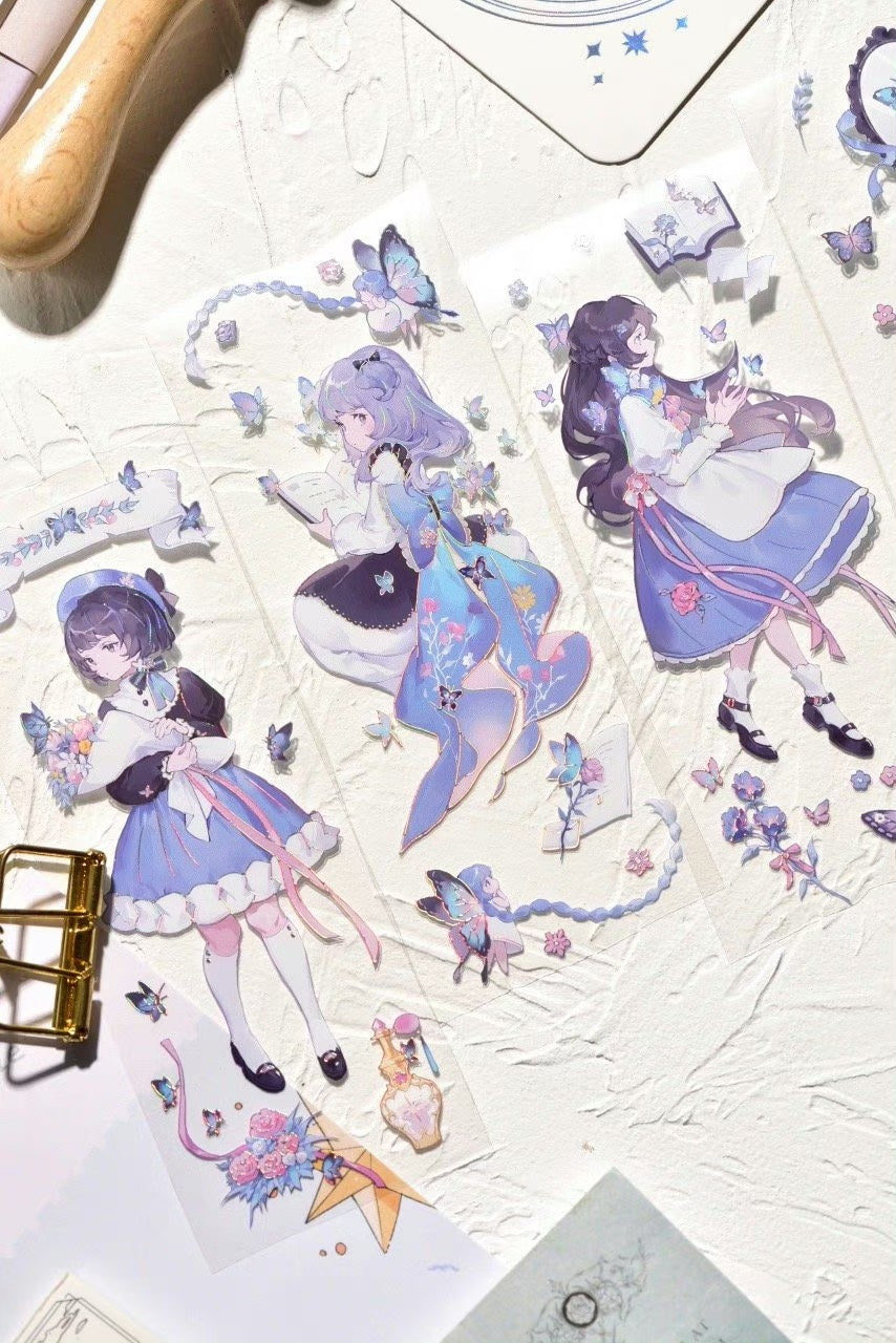 Glacier Museum Masking Tape: Butterfly Girls