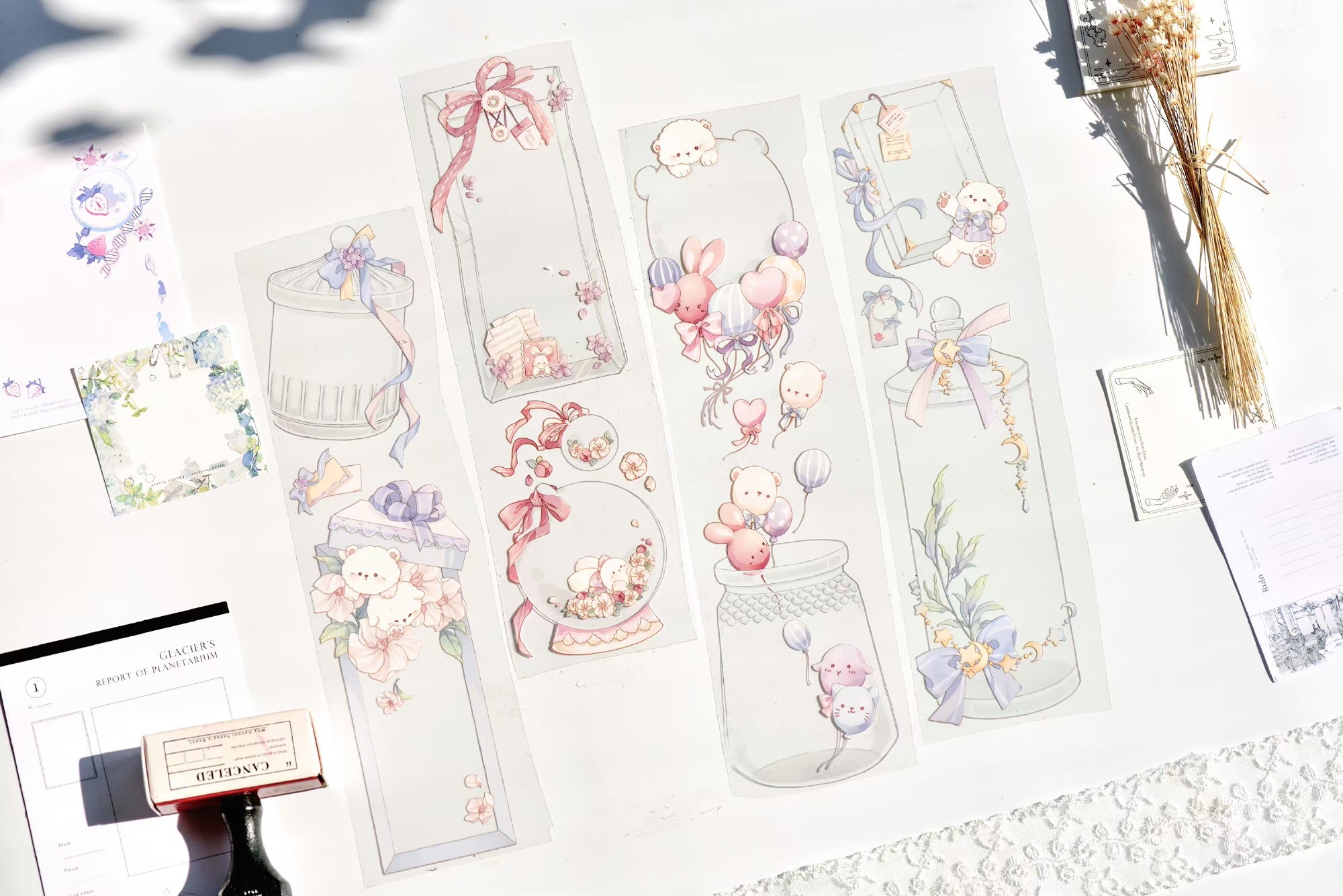 Glacier Museum Masking Tape: Clear Wrappers