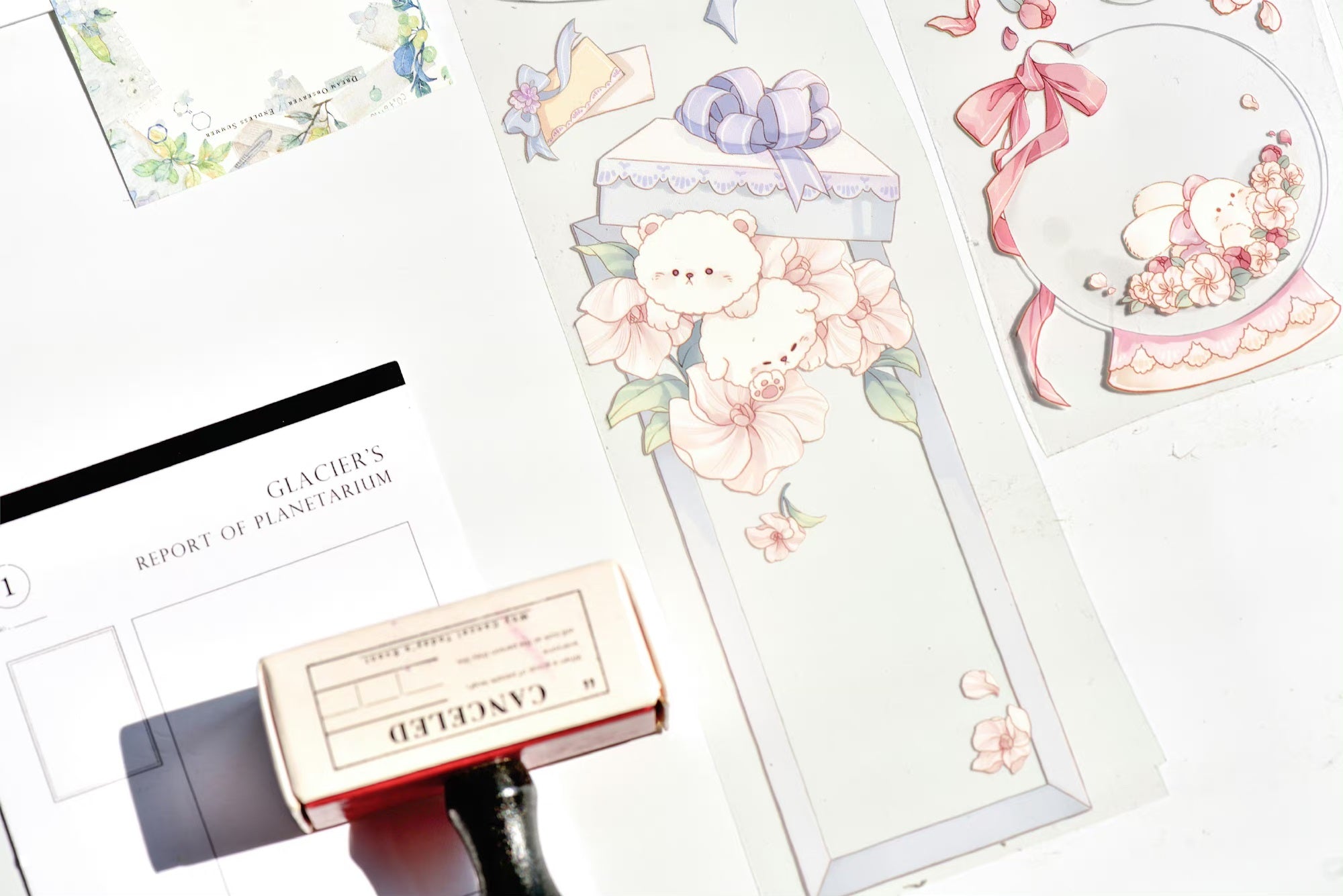 Glacier Museum Masking Tape: Clear Wrappers