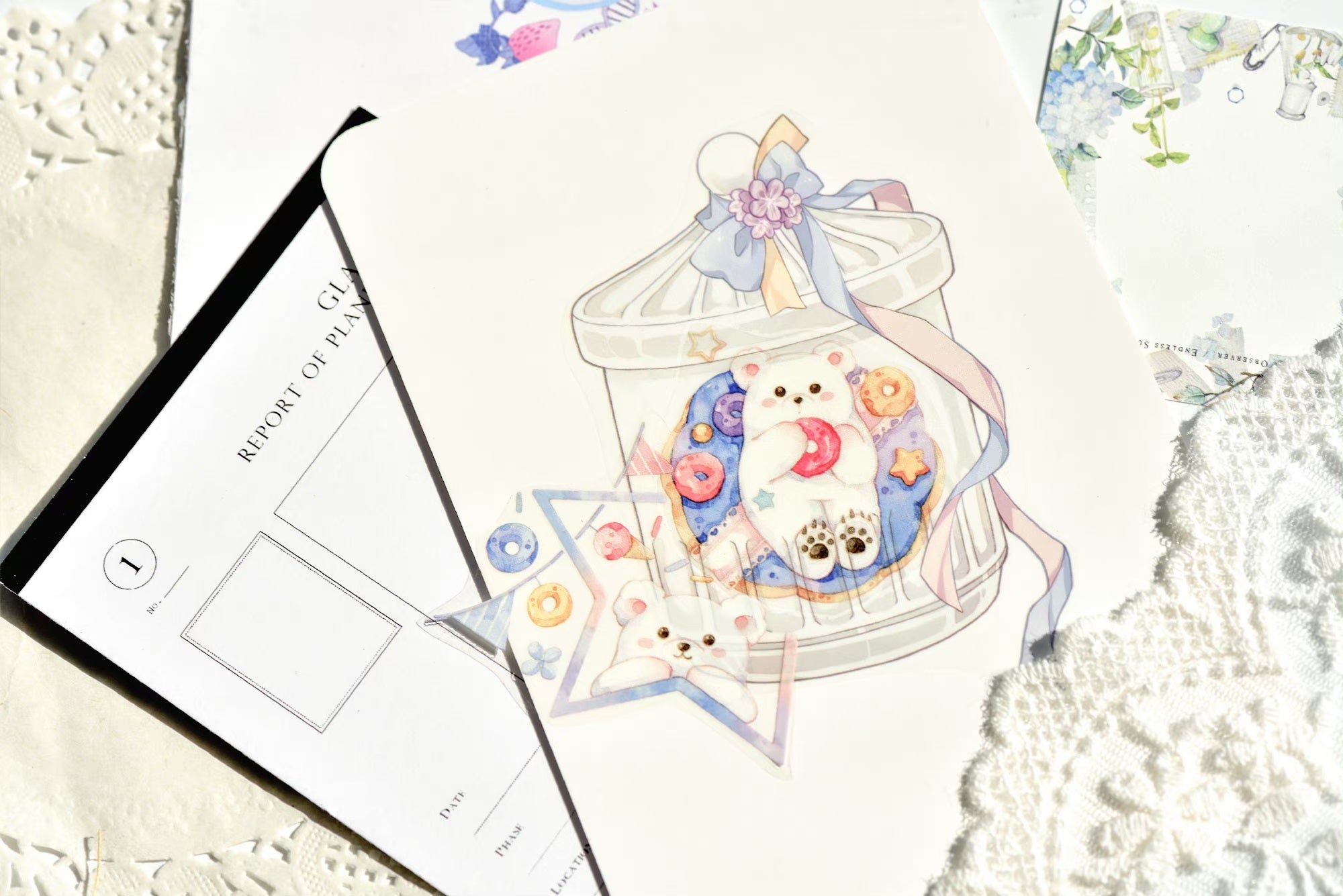 Glacier Museum Masking Tape: Clear Wrappers