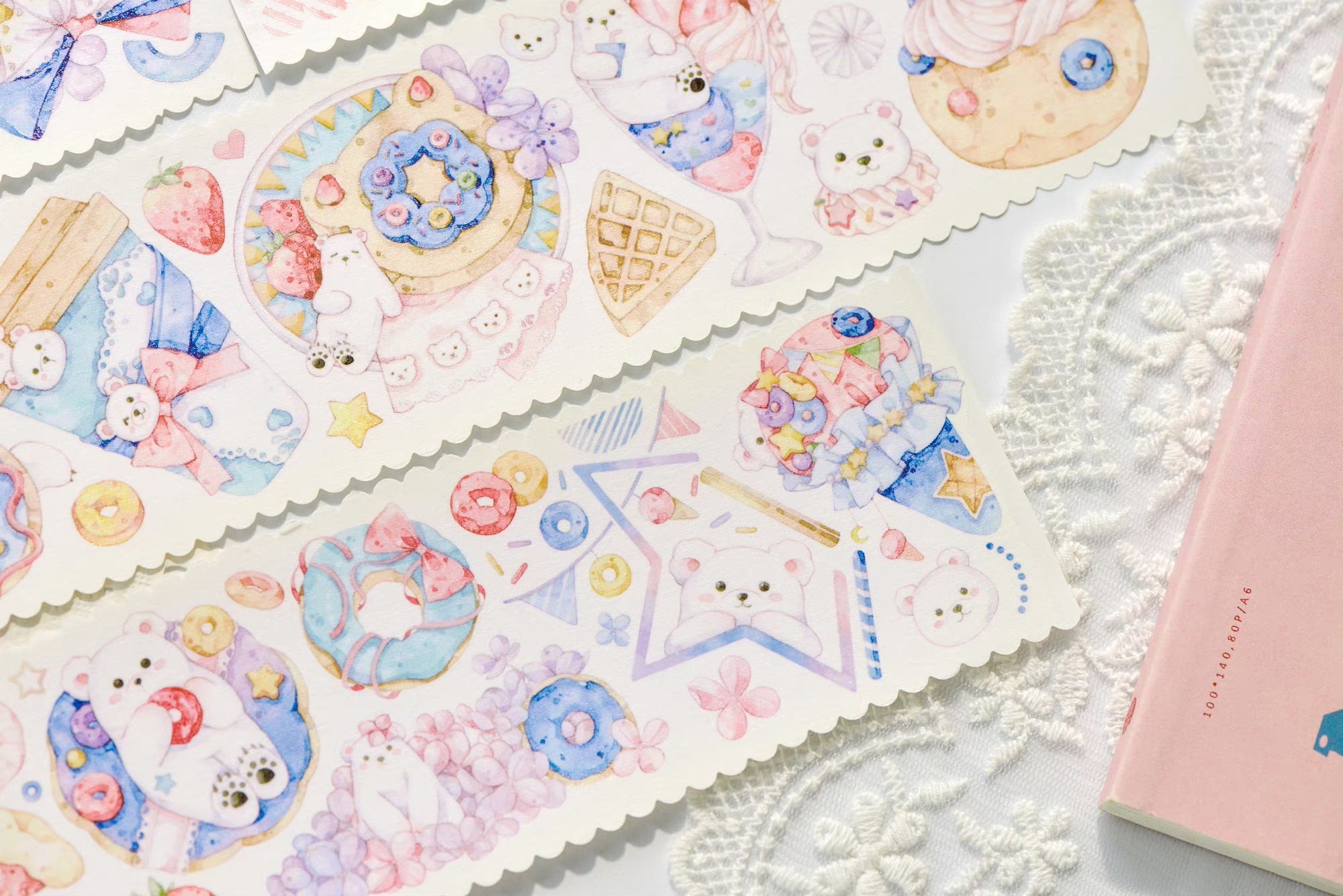 Glacier Museum Masking Tape: Glacial Sundae Bear