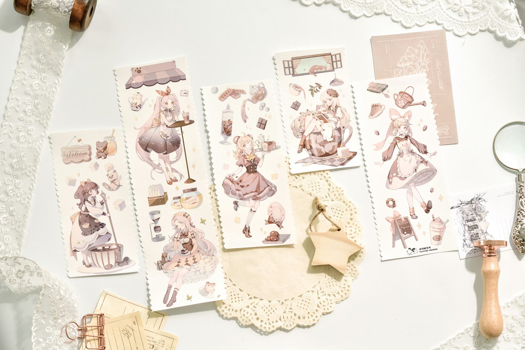 Glacier Museum Masking Tape: Mocha Cafe