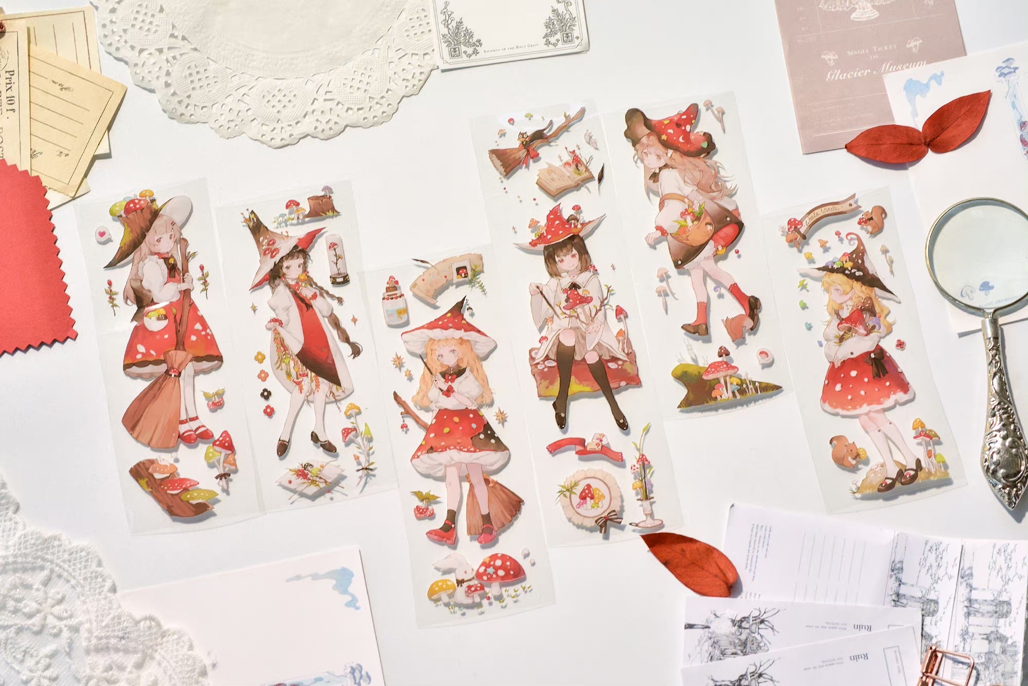 Glacier Museum Masking Tape: Mushroom Girls