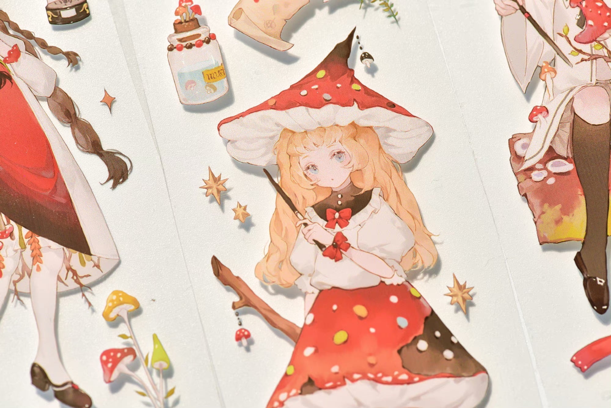 Glacier Museum Masking Tape: Mushroom Girls