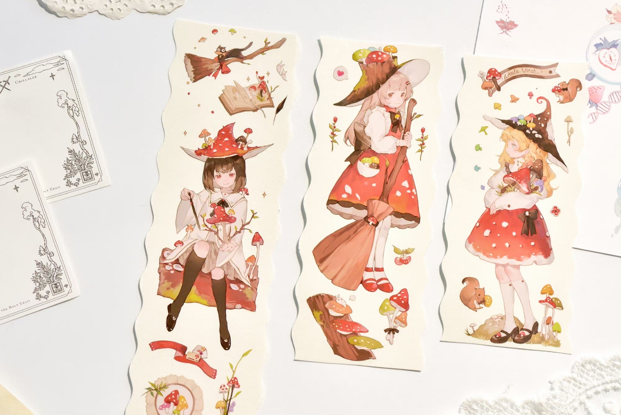 Glacier Museum Masking Tape: Mushroom Girls