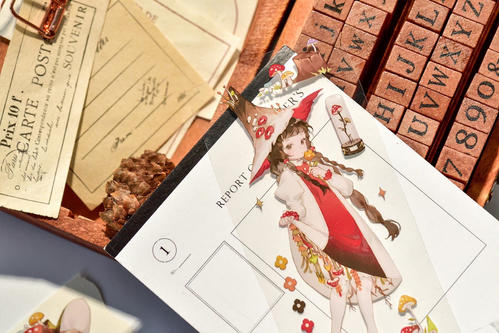 Glacier Museum Masking Tape: Mushroom Girls