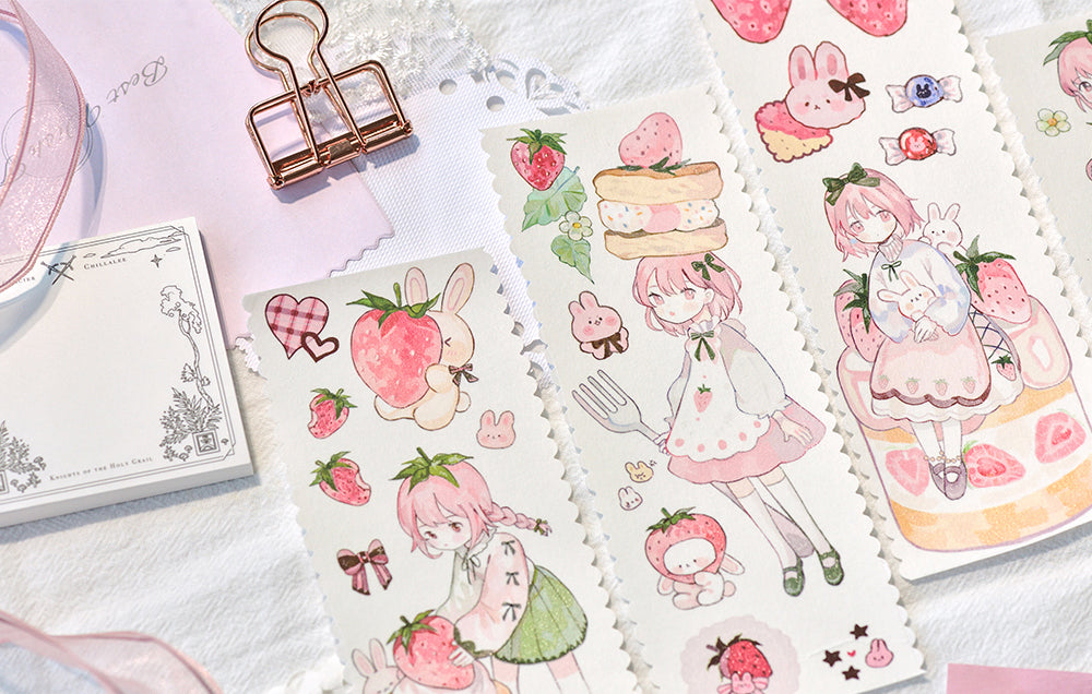 Glacier Museum Masking Tape: Strawberry Mousse