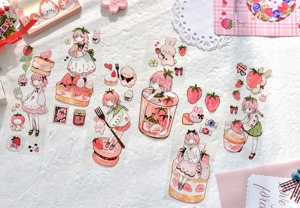 Glacier Museum Masking Tape: Strawberry Mousse