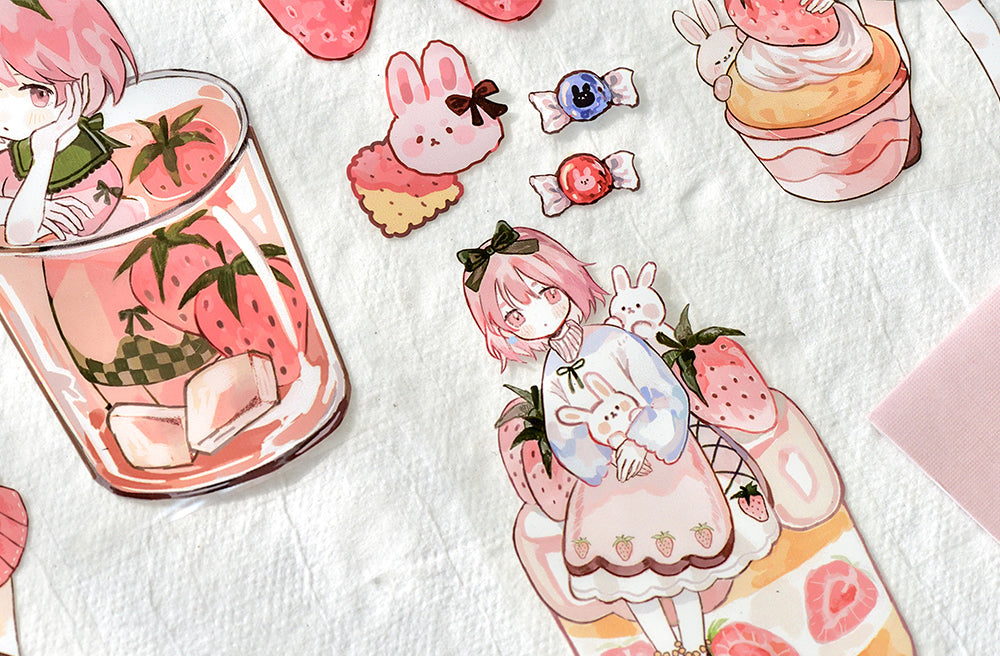 Glacier Museum Masking Tape: Strawberry Mousse