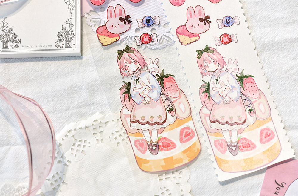 Glacier Museum Masking Tape: Strawberry Mousse