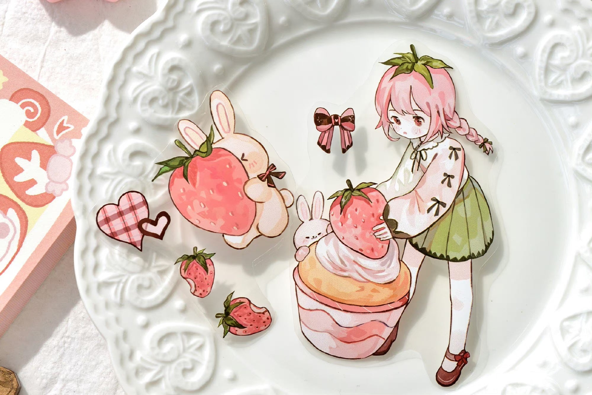 Glacier Museum Masking Tape: Strawberry Mousse