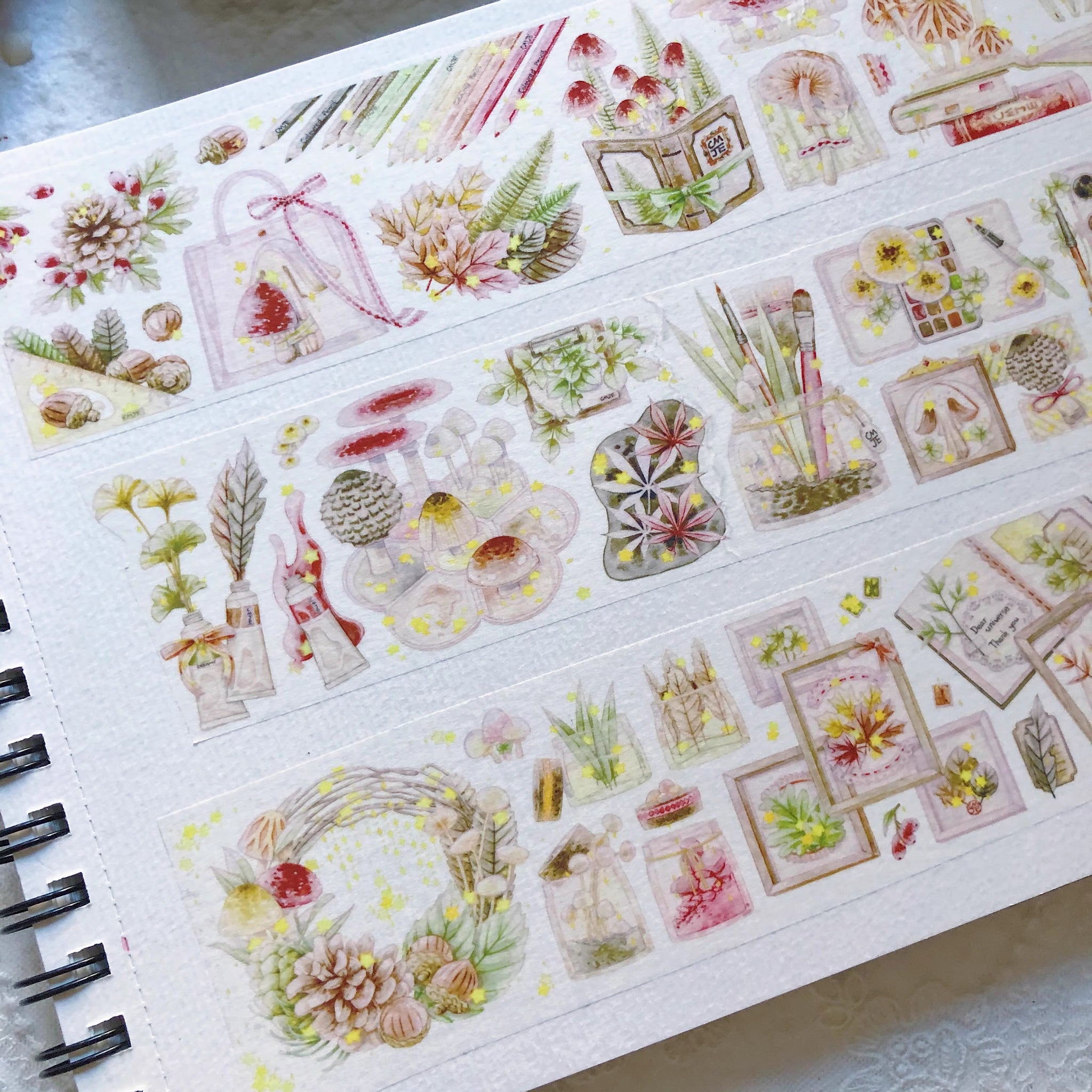 Mushroom Diaries Masking Tape