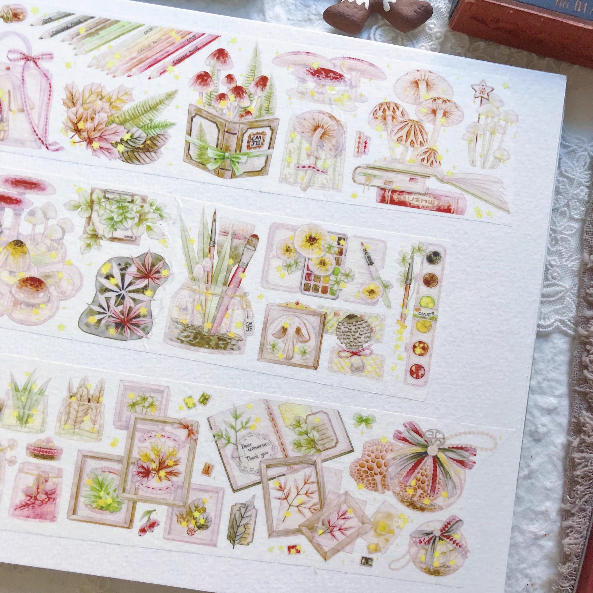 Mushroom Diaries Masking Tape