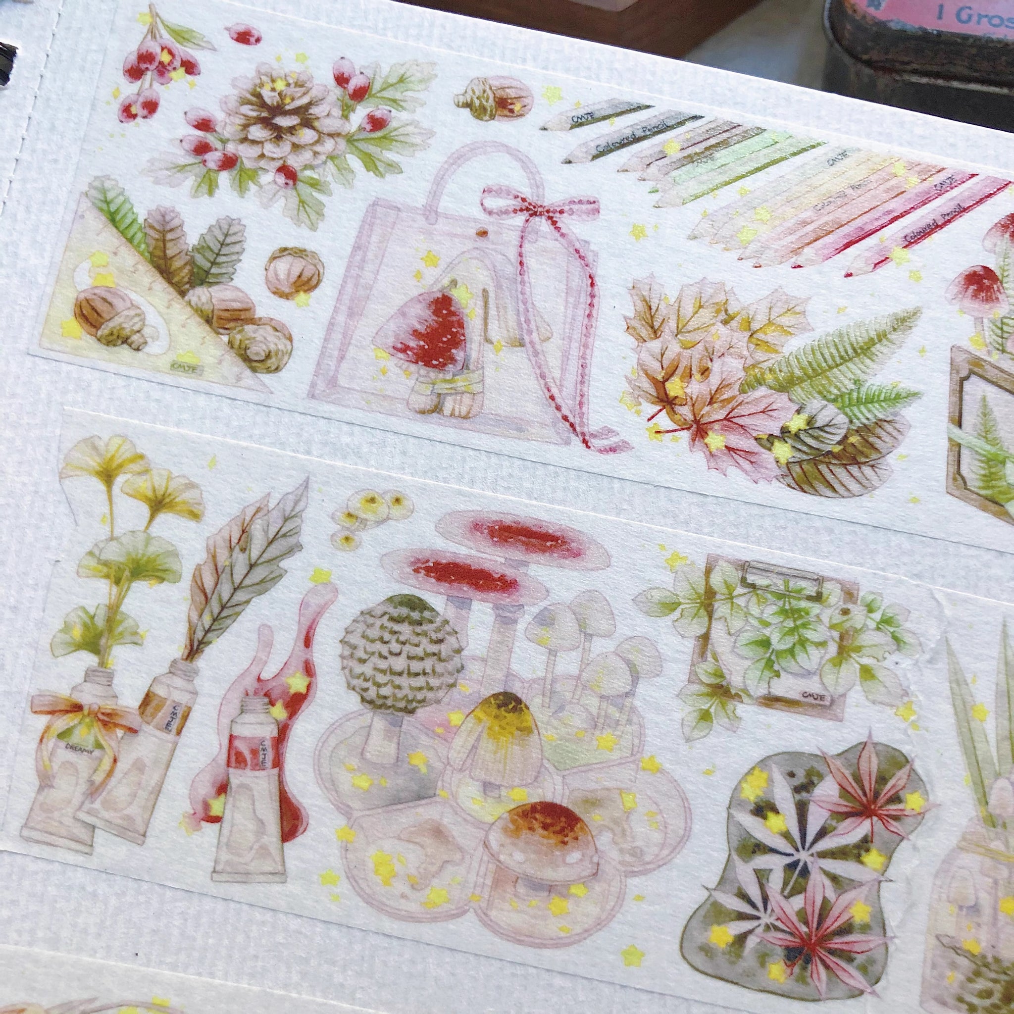 Mushroom Diaries Masking Tape