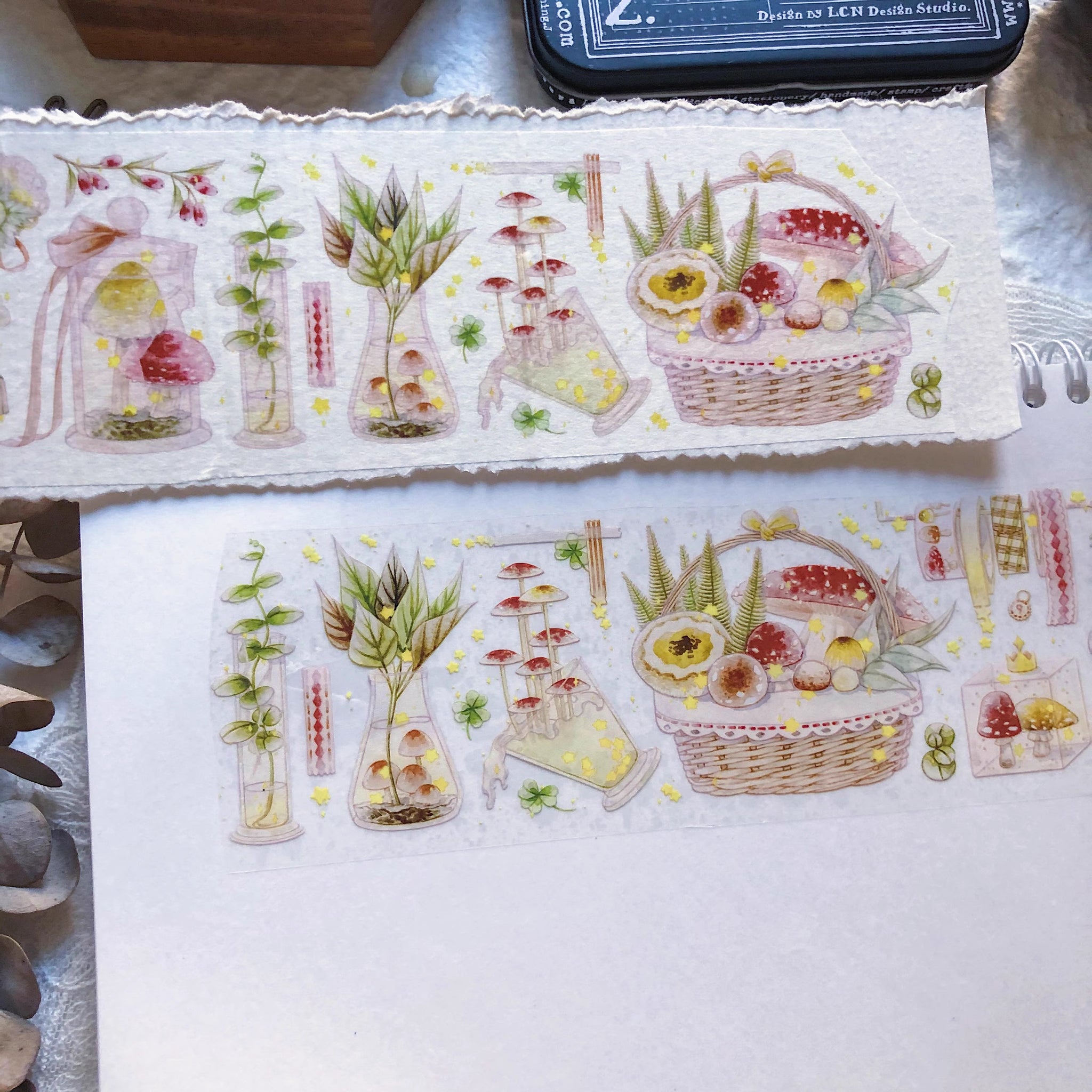 Mushroom Diaries Masking Tape