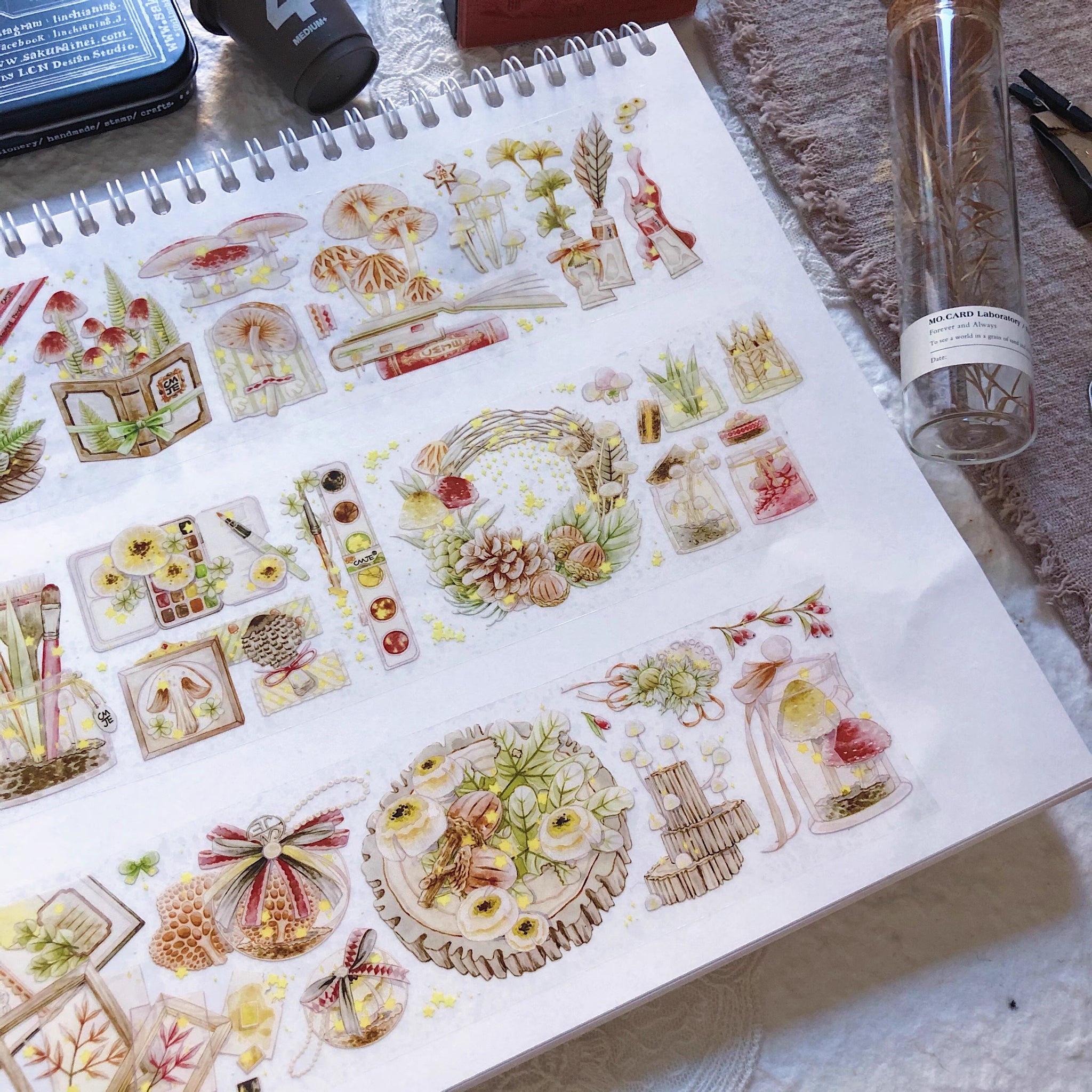 Mushroom Diaries Masking Tape