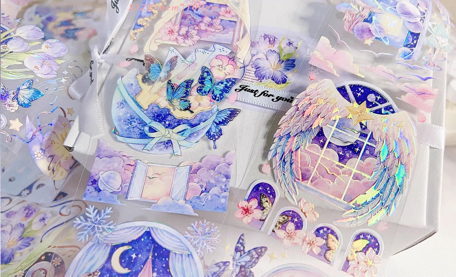 Hakiso Studio Masking Tape: Dancing Butterflies