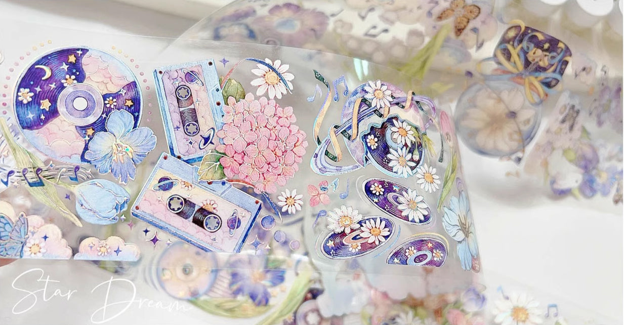 Hakiso Studio Masking Tape: Floral Moon