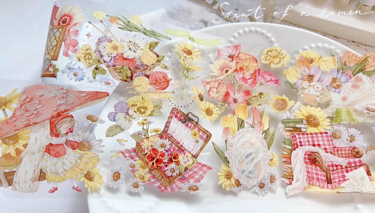 Hakiso Studio Masking Tape: Forest Stamps Album