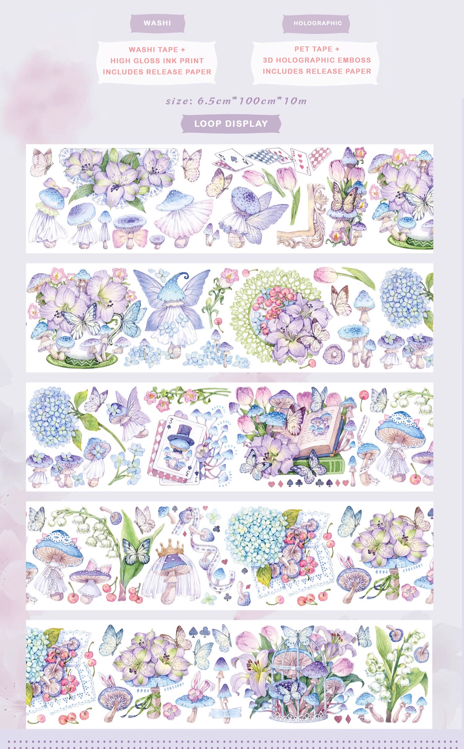 Hakiso Studio Masking Tape: Night Forest