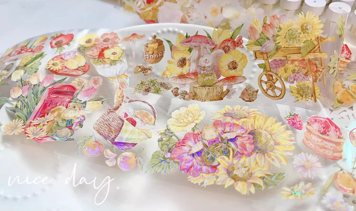 Hakiso Studio Masking Tape: Summer Bloom