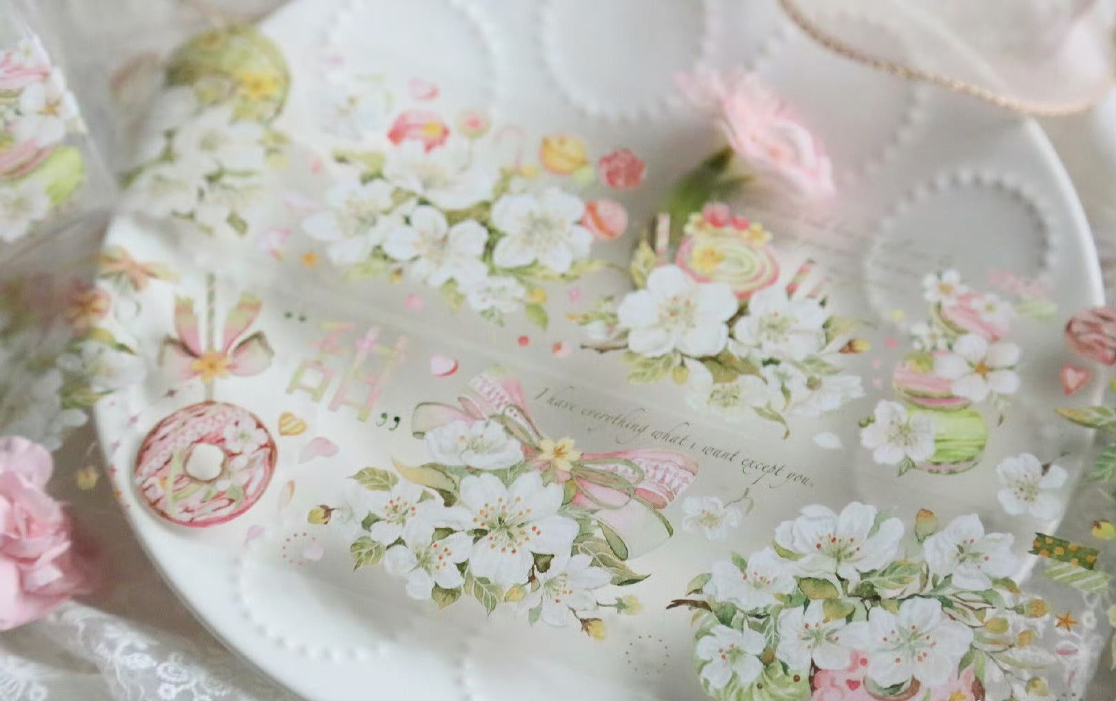Hakiso Studio Masking Tape: Sweet Flowers