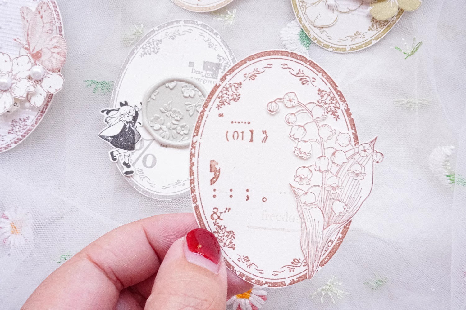 Jennyuanzi Stamp: Mottled Frame